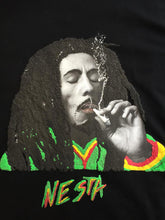 BOB MARLEY  T-shirt NESTA T shirt  Rasta Painted