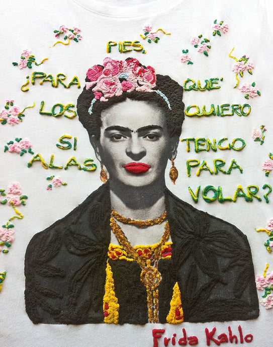 Frida Kahlo Tshirt  Painted 3d Artistic t-shirt