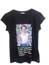 Frida Kahlo Art  T-shirt  PAINTED 3d - No estoy Enferma