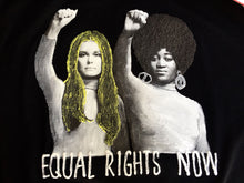 Gloria Steinem & Dorothy Pitman Hughes Raised Fist Artistic Painted T-shirt