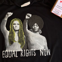 Gloria Steinem & Dorothy Pitman Hughes Raised Fist Artistic Painted T-shirt
