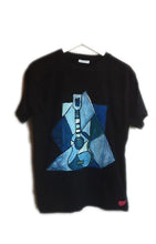 Pablo Picasso Artistic  T-shirt Blue Period Tribute Blue Guitar  Painting