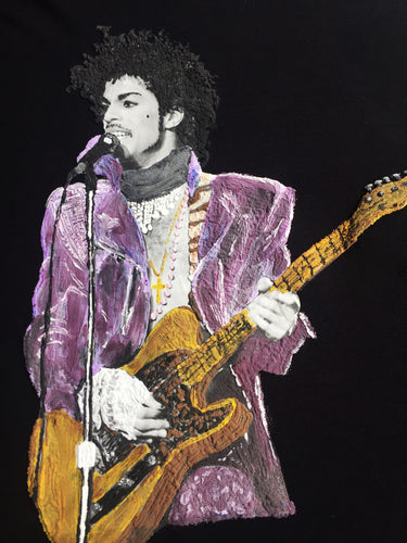 Prince Tribute  T-shirt  Art to Wear of His Highness Prince  Rogers Nelson