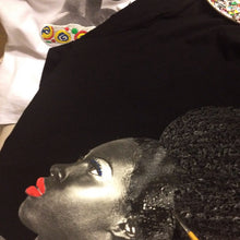 Afro Natural Hair T-shirt  Marcus Garvey Quote  PAINTED 3D