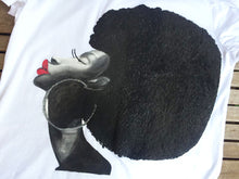 Afro Queen with  long neck Tshirt PAINTED 3D
