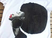 Afro Queen with  long neck Tshirt PAINTED 3D