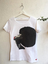 Afro Queen with  long neck Tshirt PAINTED 3D