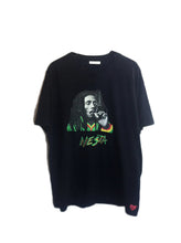 BOB MARLEY  T-shirt NESTA T shirt  Rasta Painted