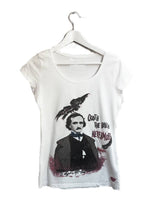 Edgar Allan Poe T shirt The Raven Nevermore  Gothic  Literary shirt