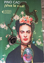 Frida Kahlo artistic Necklace Painted Handmade  Jewel Frida Kahlo inspired