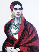 Frida Kahlo  T-shirt Frida Red Shawl Tshirt Artistic