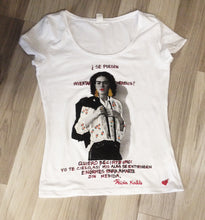 Frida Kahlo interprets Patti Smith T shirt PAINTED 3D Frida Portrait T-shirt