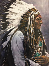 SITTING BULL LAKOTA CHIEF T-shirt Painted 3d Native Chief  T shirt  PAINTED 3D Mitakuye Oyasin  Lakota Sioux