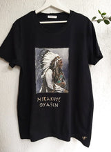 SITTING BULL LAKOTA CHIEF T-shirt Painted 3d Native Chief  T shirt  PAINTED 3D Mitakuye Oyasin  Lakota Sioux