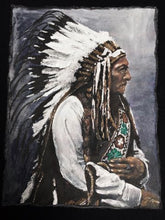 SITTING BULL LAKOTA CHIEF T-shirt Painted 3d Native Chief  T shirt  PAINTED 3D Mitakuye Oyasin  Lakota Sioux