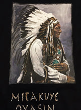 SITTING BULL LAKOTA CHIEF T-shirt Painted 3d Native Chief  T shirt  PAINTED 3D Mitakuye Oyasin  Lakota Sioux