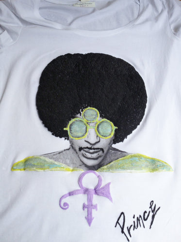 PRINCE 3rd EYE Sunglasses T-shirt Painted