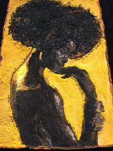 Afro Black Queen T-shirt  PAINTED 3D Black is Gold t shirt