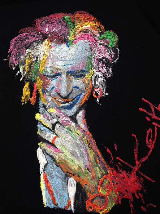 Keith Richards T-shirt  Painting - Quortshirts