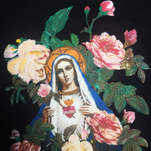 Virgin Mary T shirt Sacred Heart  Tshirt  Religious Catholic Shirt - Quortshirts